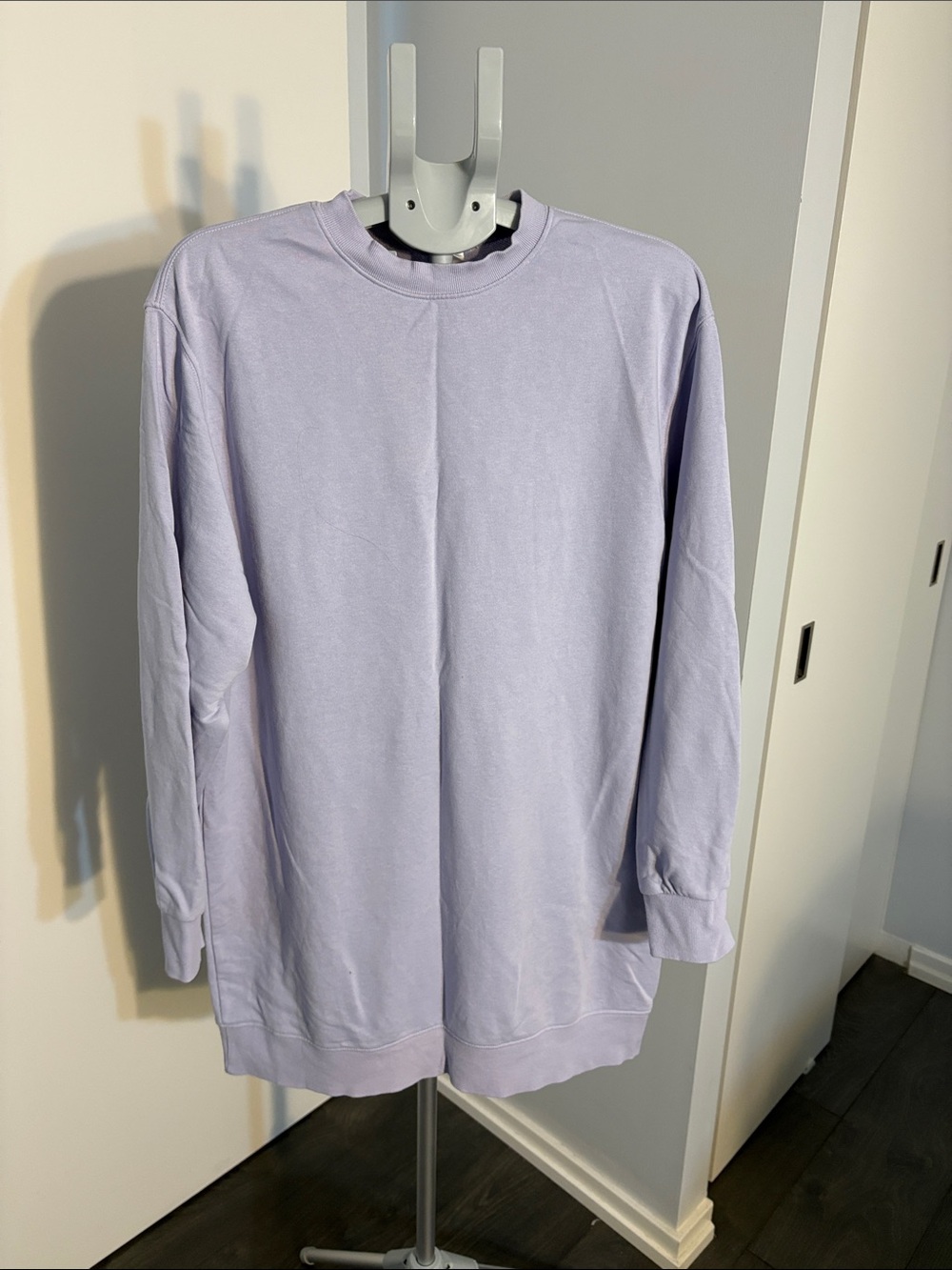 Divided Women's Long-Sleeve Crewneck Dress - Light Lavender